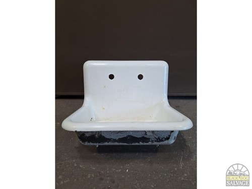 Antique high back farm - high, sink