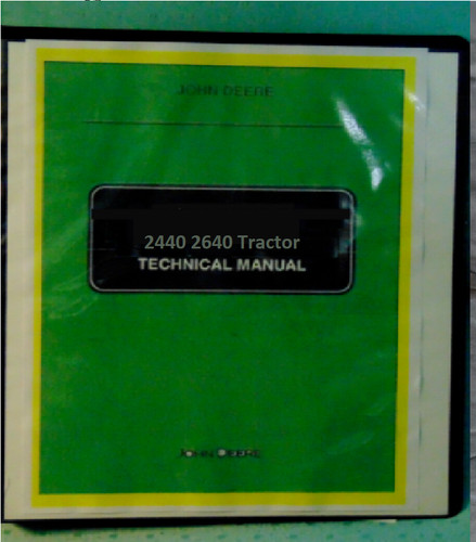 Deere 2440 2640 tractor - deere,