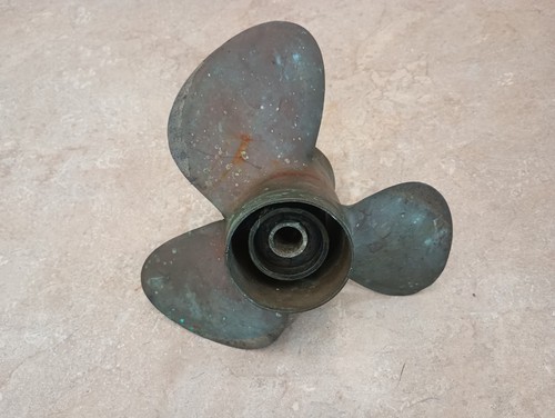 Vintage brass blade - vintage, 1/2