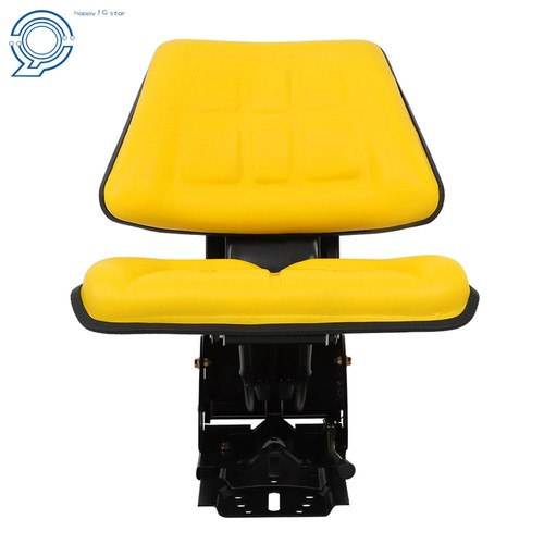 Yellow tractor suspension seat - suspension,