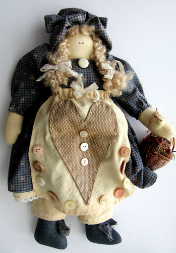 Vintage handmade cloth rag - handmade,