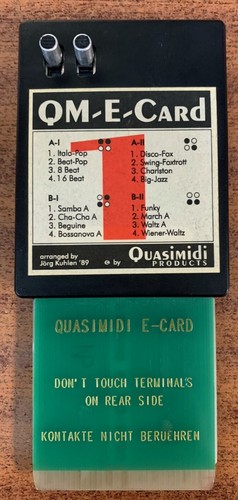 Quasimidi card - card, (number