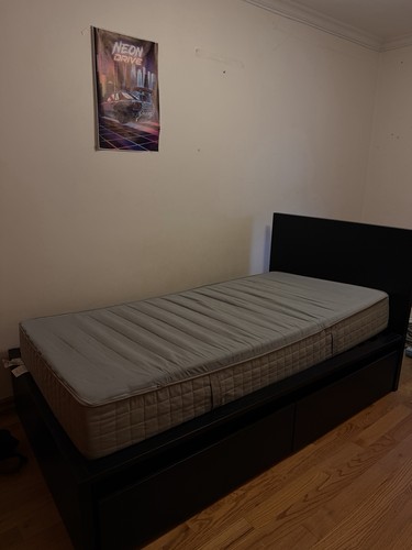 Ikea malm high - ikea, bed