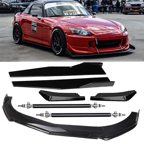 Front bumper lip spoiler - front,