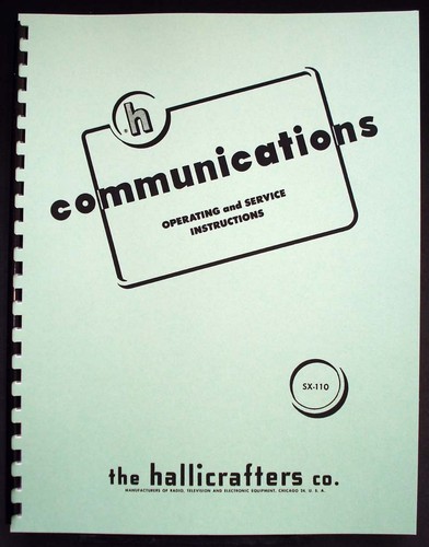 Hallicrafters 110 sx110 - hallicrafters, sx-110