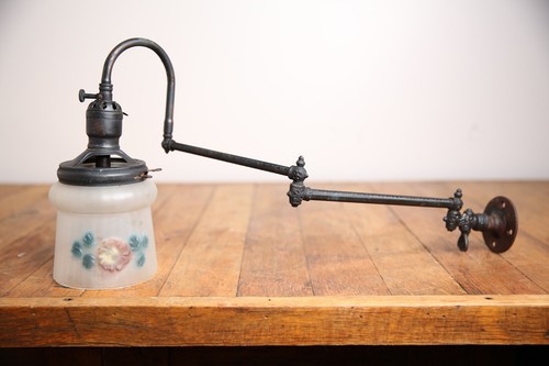 Antique victorian gas lamp - victorian,