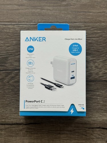 Anker powerport 2dual port - c, 2dual-port