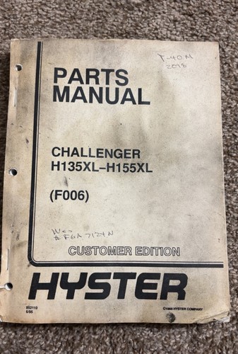 Hyster h135xl h155xl - h135xl, (f006)