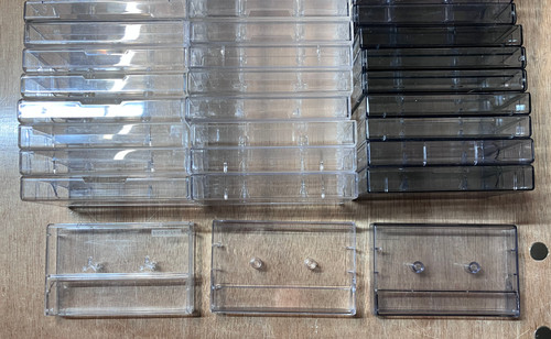 Lot used empty cassette - of,