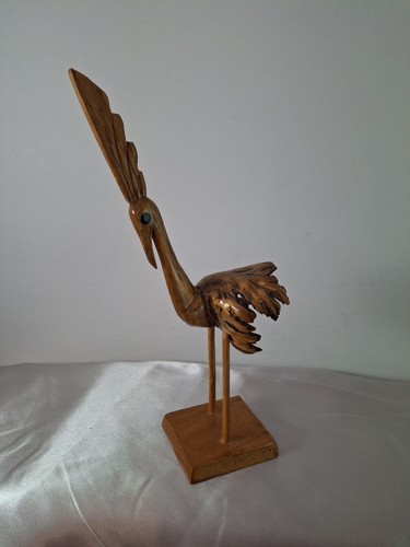 Vintage hand carved driftwood - hand,