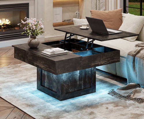 Lift top coffee table with - coffee,