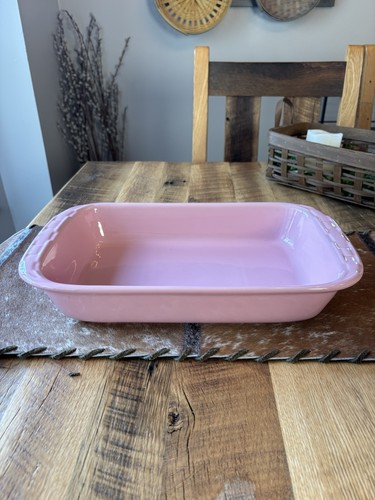 Longaberger pink 9x13 rare - longaberger, 9x13-rare!!