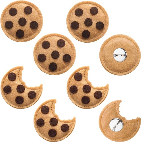 Pcs chocolate chip - chocolate, felt