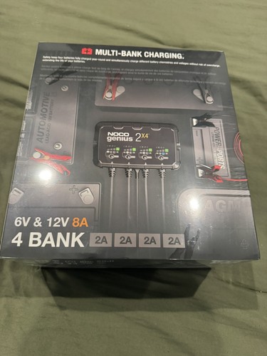 Noco genius2x4 bank battery - 4-bank,