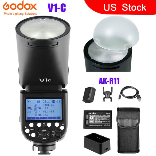 Godox ttl round head - v1-c,