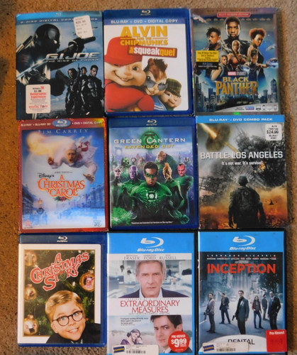Lot assorted blue ray - of,