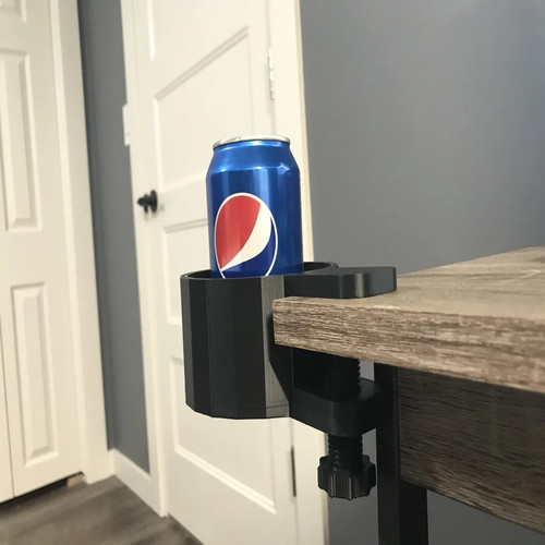 Clamp cup holder for gaming - on,