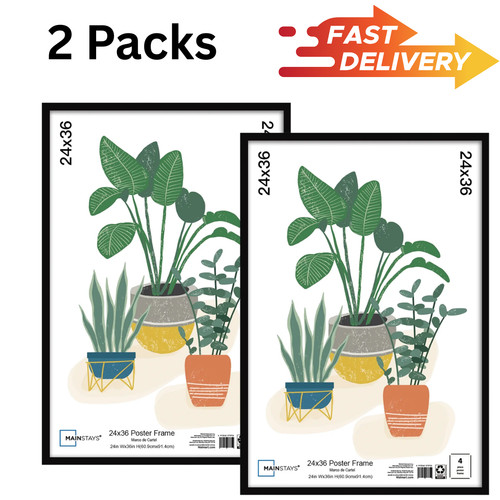 Mainstays 24x36 black poster - mainstays,