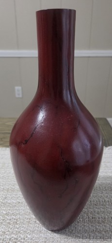 Large printed crimson - 13",