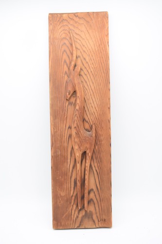 Signed lar hand carved wood - lar,