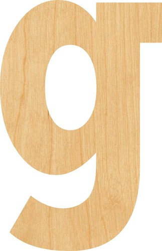 Lowercase letter laser - letter, g