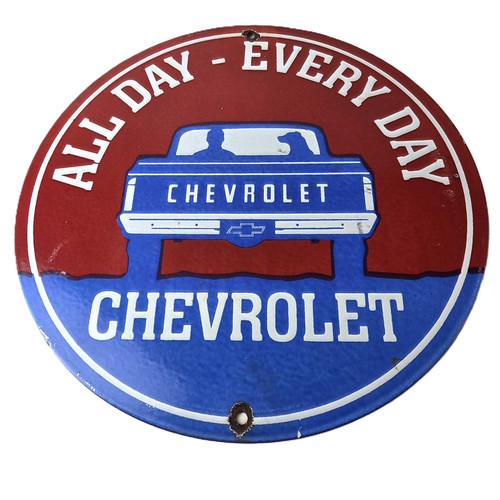Vintage chevrolet porcelain - vintage,