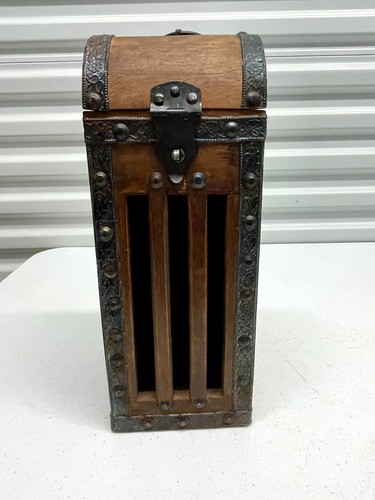 Vintage wooden wine box crate - wooden,