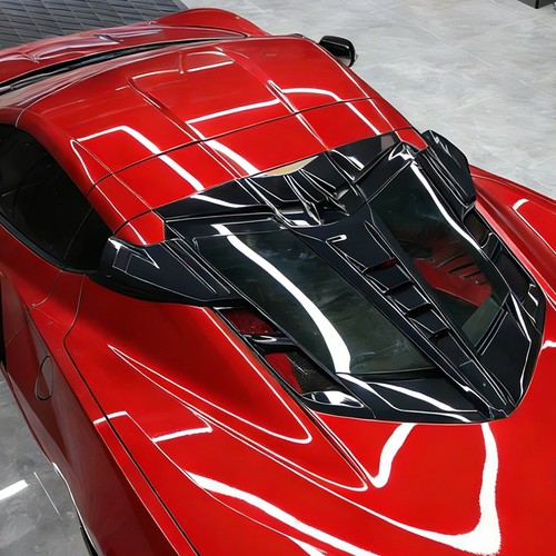 Carbon fiber look rear decklid - look,