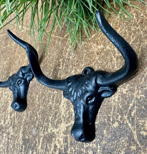 Cast iron coat hooks - cast,