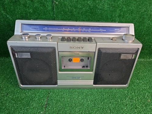 Vintage sony cfs - cfs-43, boombox