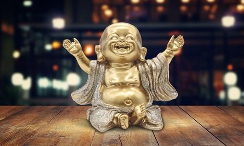 Gold silver color - 4.75"h,
