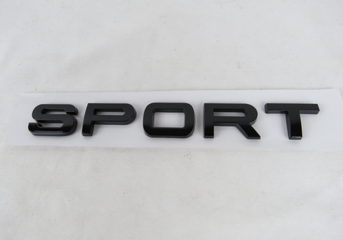 Black sport emblem for land - sport,
