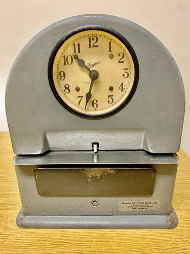 Simplex time recorder - simplex,