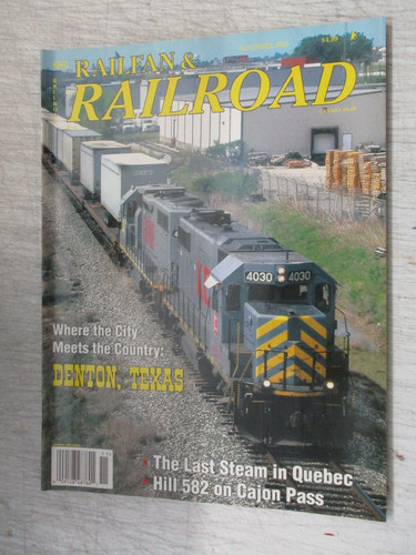 Railfan railroad magazine - railfan,