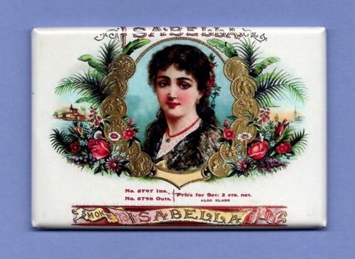 Cigar box label 2x3 fridge - cigar,