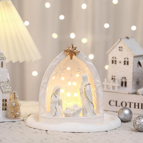 Cindeer christmas nativity - cindeer,