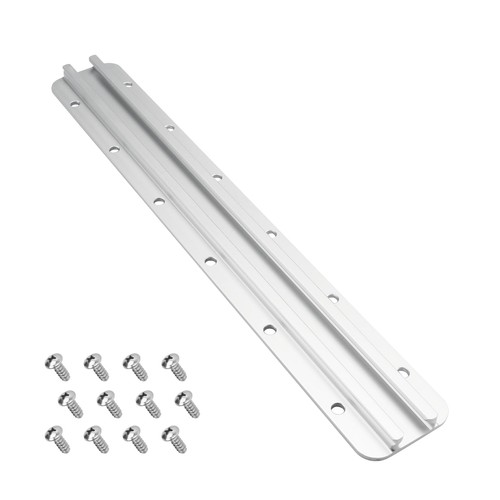 Aluminum kayak gear track 12 - aluminum,