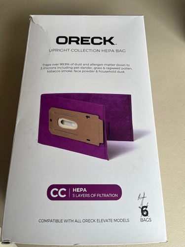 Lot oreck type cc hepa - type,