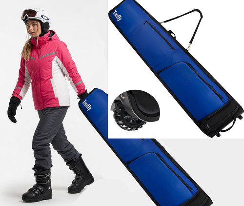 Wheeled ski bag for air - ski,