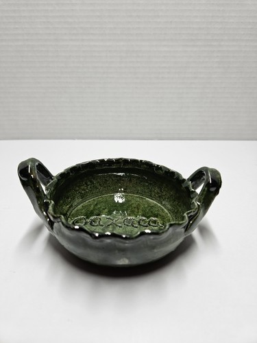 Green clay bowl oaxaca - bowl,