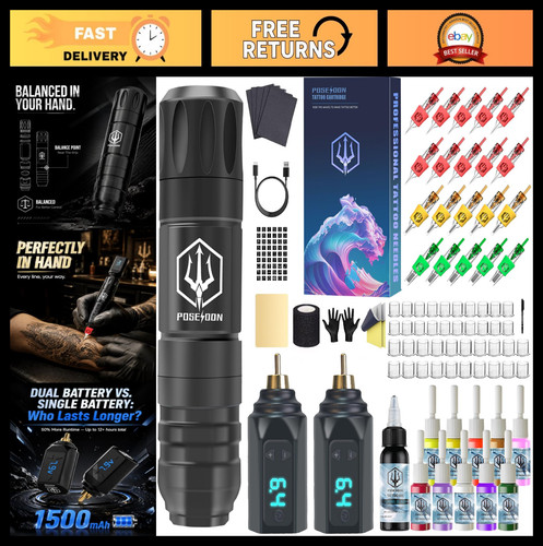 Wireless tattoo gun kit - wireless,