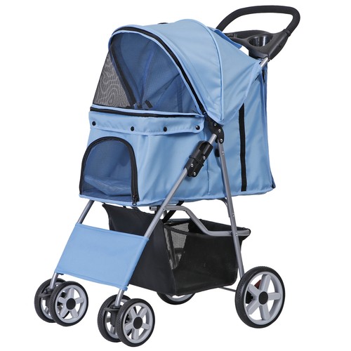 Wheel pet stroller foldable - 4,