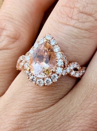 Neil lane 14k - rose, pear
