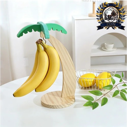Wooden banana rack hanging - banana,