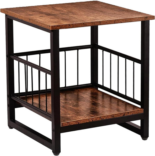 Industrial end table 18x18 - industrial,