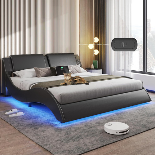 Dictac queen bed frame - queen, with