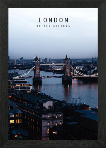 London framed wall art poster - art,