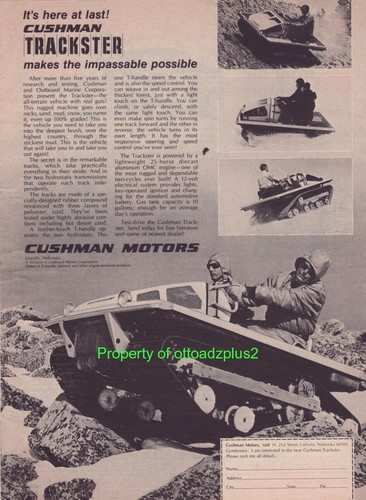 1970 cushman trackster atv - 1970,