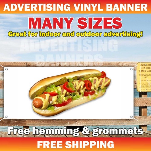 Hot dogs advertising - hot, banner