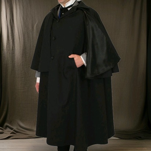 Black men victorian long - men's,